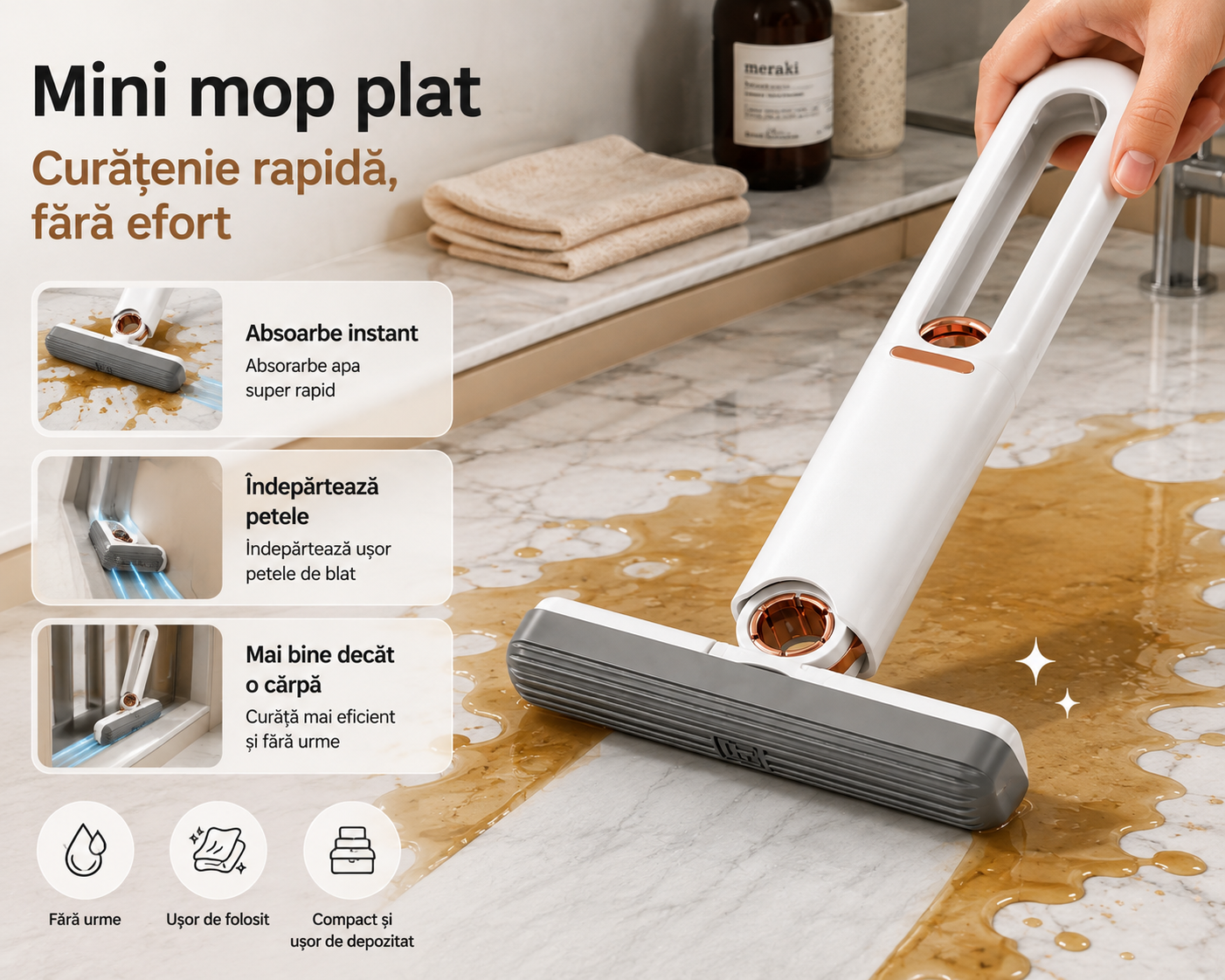 Mini Mop Portabil