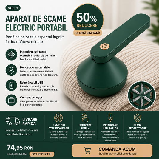 Aparat de Scame Electric Portabil
