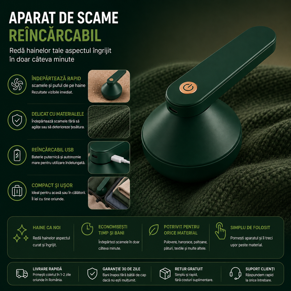 Aparat de Scame Electric Portabil
